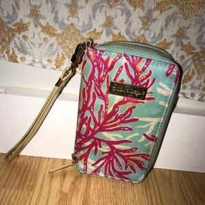 Lilly Pulitzer Palm Wristlet